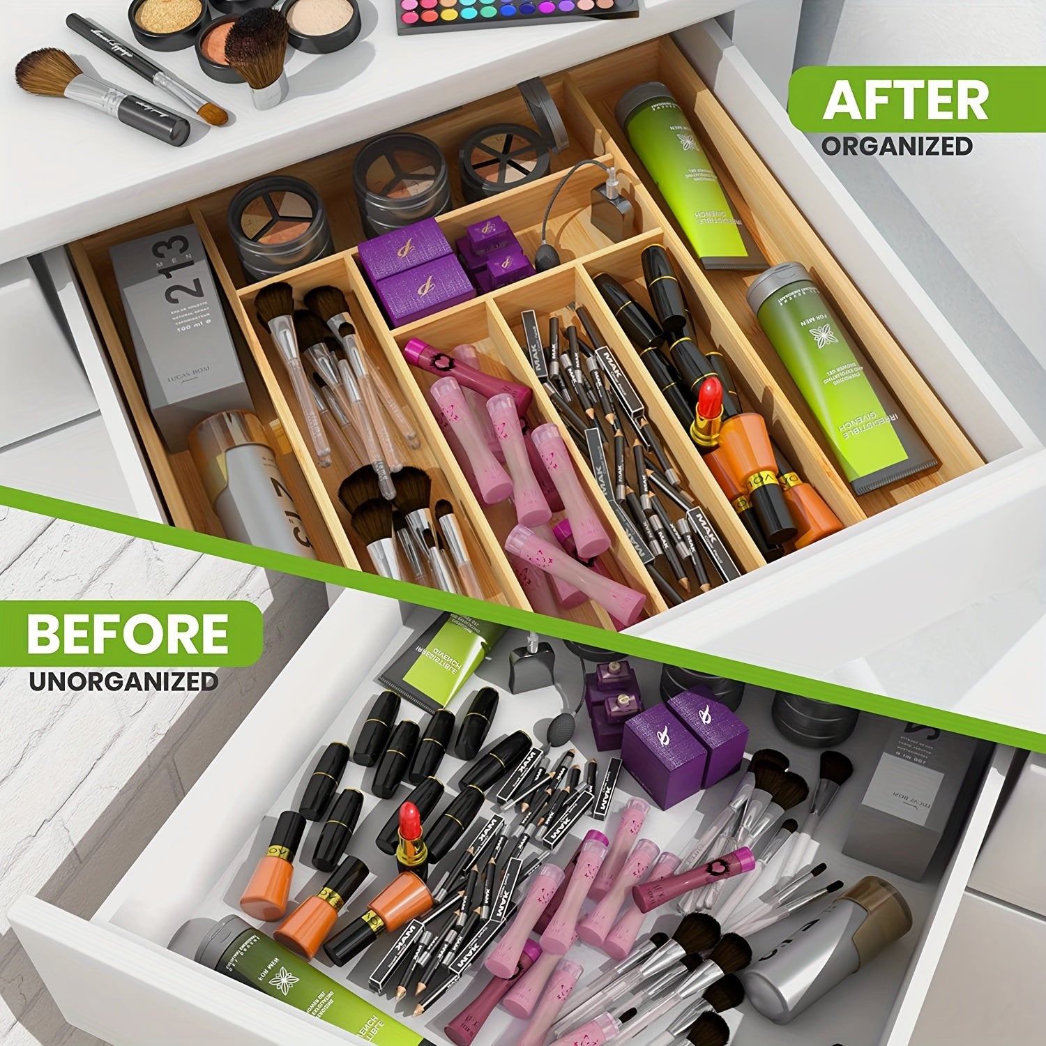 Bamboo Utensil Organizer