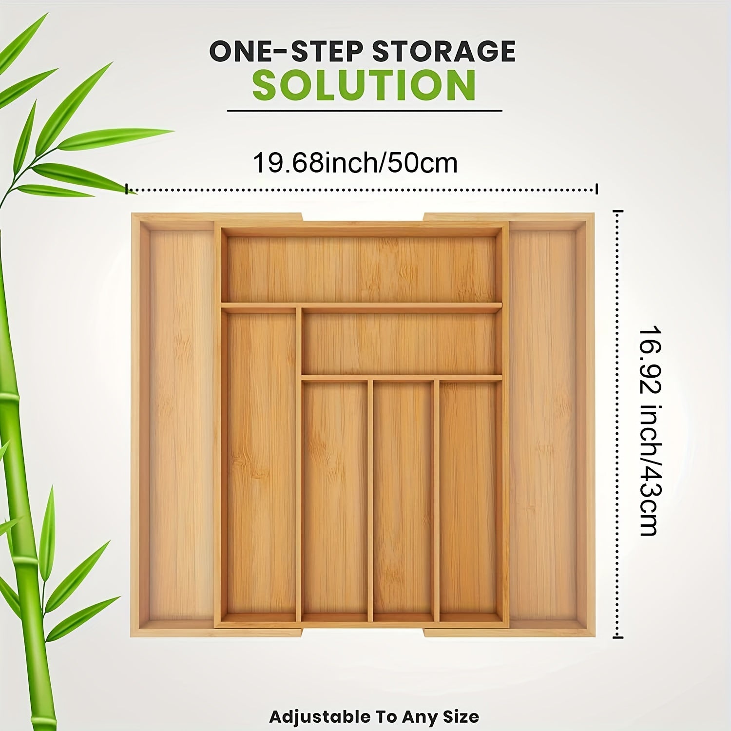 Bamboo Utensil Organizer