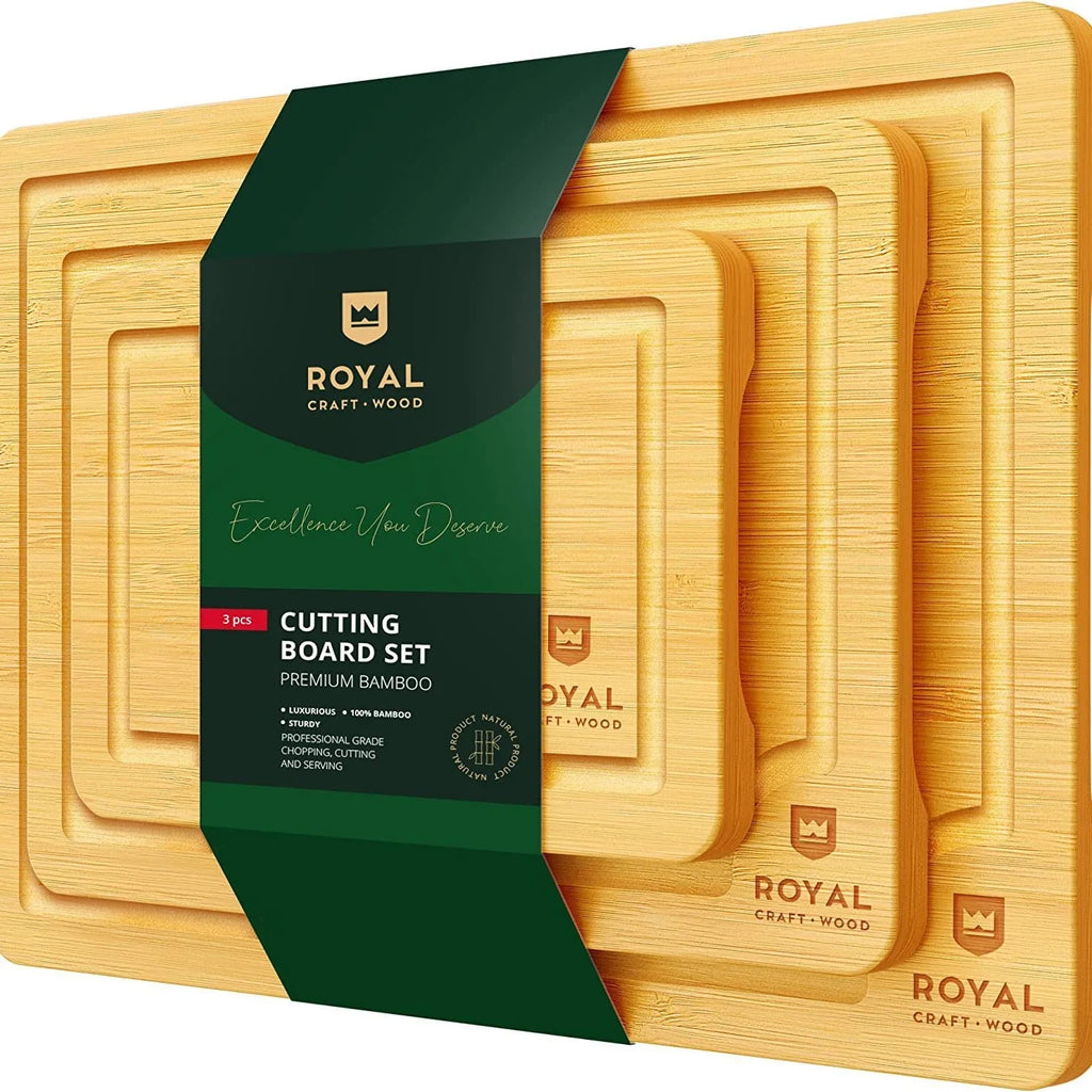 Set of 3 Bamboo Cutting Boards