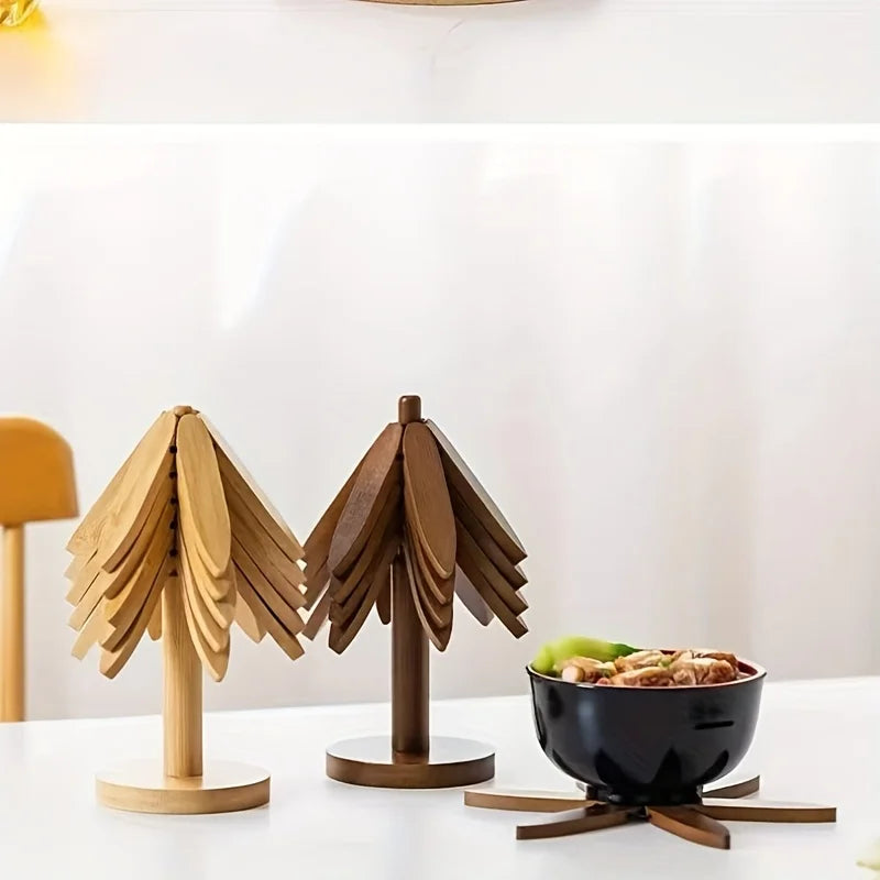 Heat-resistant bamboo mat