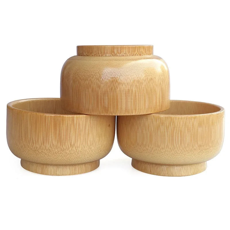 Bamboo Soup Bowl Fashion Natural Healthy Bamboo Rice Bowl