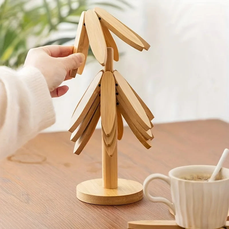 Heat-resistant bamboo mat