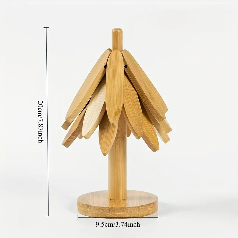 Heat-resistant bamboo mat